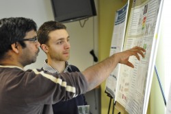 Richard Luis Martin of the Scientific Computing Group presented a poster explain