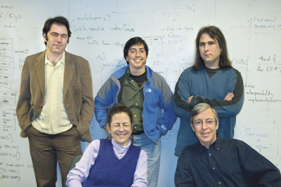 Deb Agarwal in 2007 with the Microsoft e-Science team