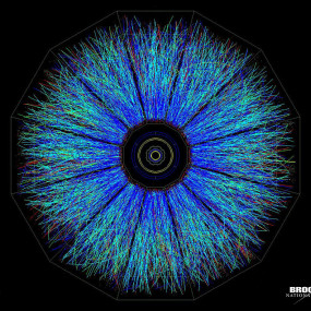 BNL RHIC Gold Ions Collisions