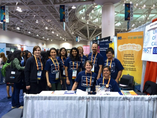 Deb Agarwal and group at the 2013 Grace Hopper Conference