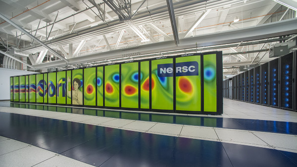 NERSC Cray Cori supercomputer (Photo by Roy Kaltschmidt, Berkeley Lab)